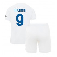 Inter Milan Marcus Thuram #9 Auswärts Trikotsatz Kinder 2023-24 Kurzarm (+ Kurze Hosen)